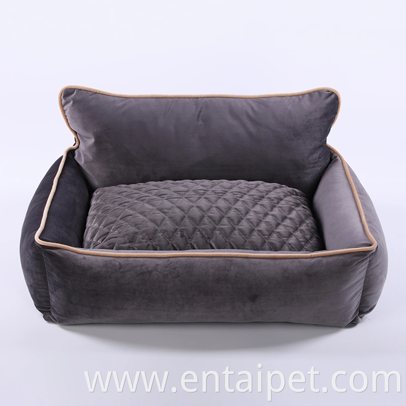 Pet Supply Fashion High Quality Comfortable Square Pet Bed